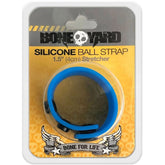 Boneyard Silicone Ball Strap Blue Cock Ring - Mr and Mrs D's